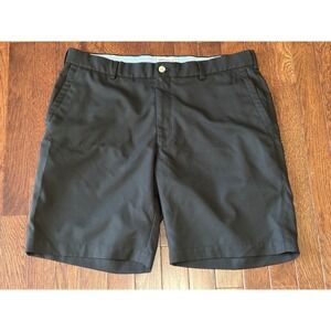 Peter Millar Crown Sport Mens Black Performance Golf Shorts 36 ME0EB82